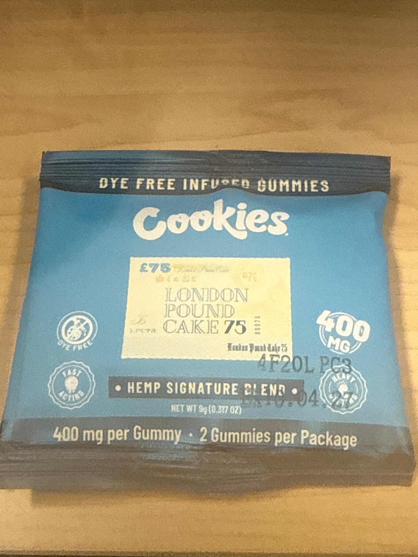 Cookies 2pk Gummies/800mg