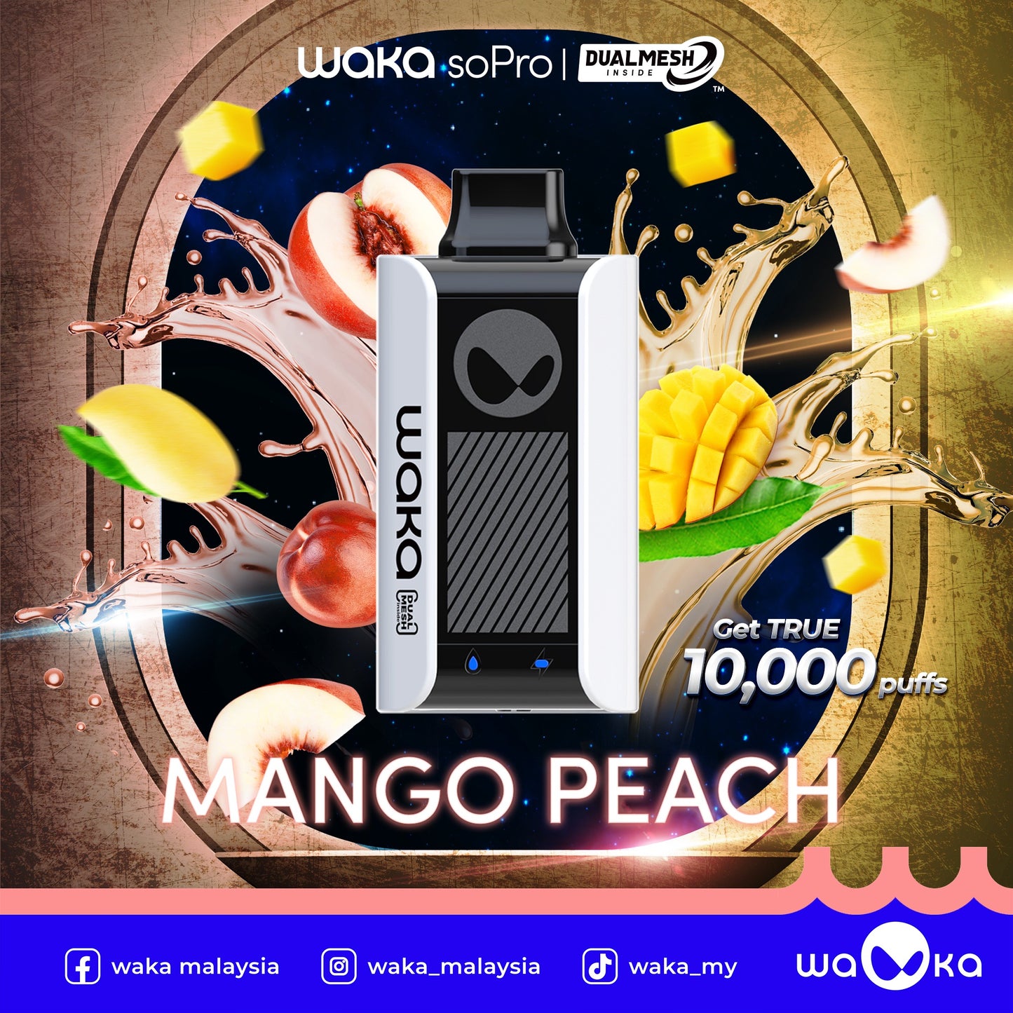 Waka 10k Mango Peach