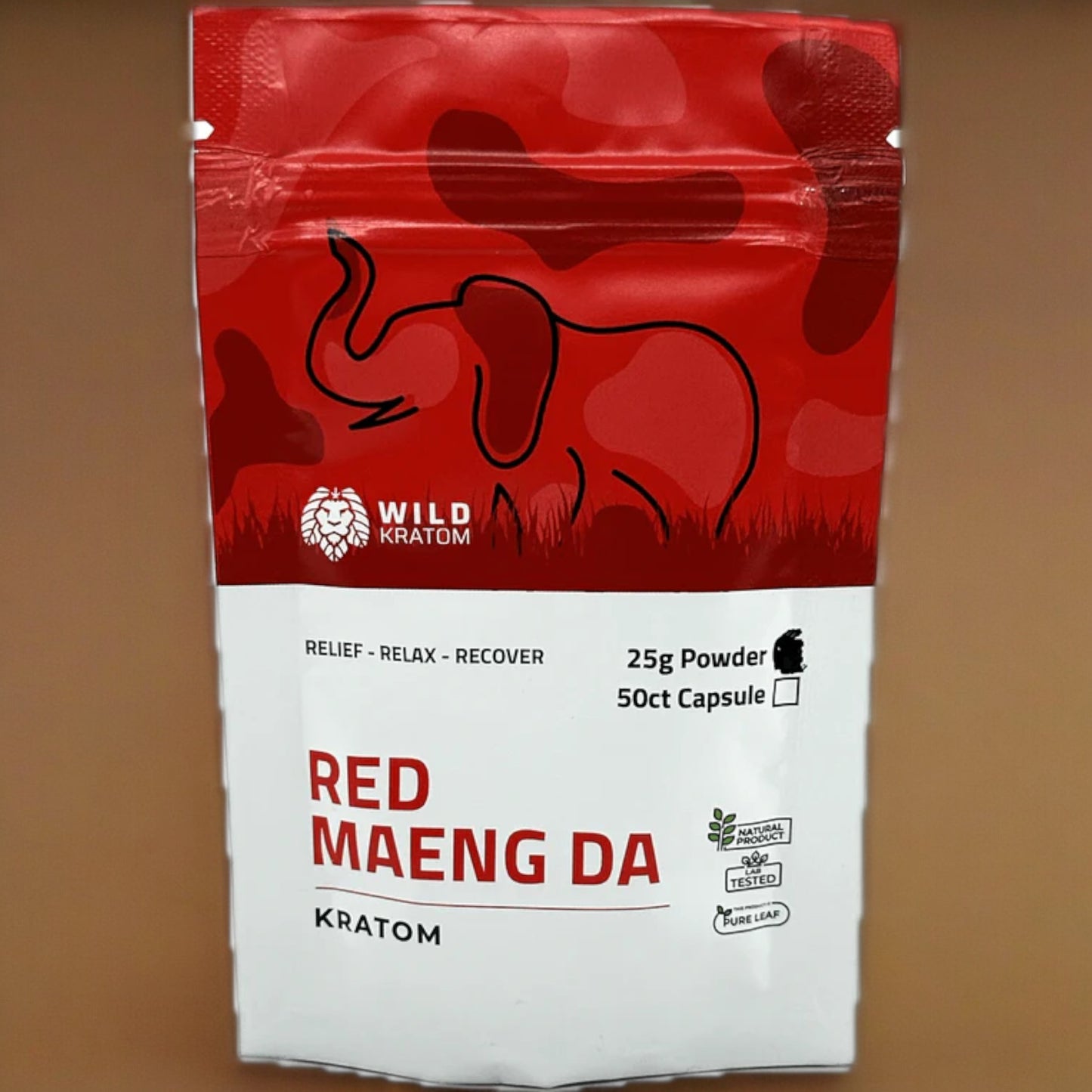 Wild Kratom Powder and Capsules