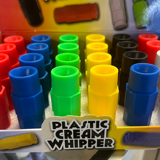Plastic cream whipper