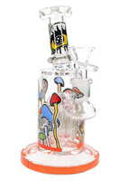 Mushroom Graphic Water Pipe